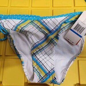 NWT Hula Honey Bikini Bottom Multi Color Squared Size XL (A1)